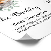 Poster Boissons Signature pour Chiens de Mariage de Compa (Coin)