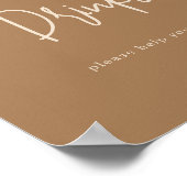 Poster Boissons Simple Lapin  (Coin)
