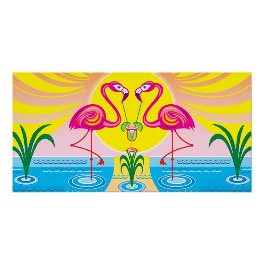 Poster Boissons Tropicales (Devant)
