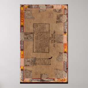 Poster boîte à cigares dans