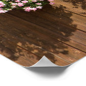 Poster Boîte à fleurs suisse (Coin)