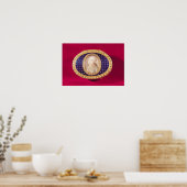 Poster Boîte à nuffettes avec portrait miniature de Louis (Cuisine)