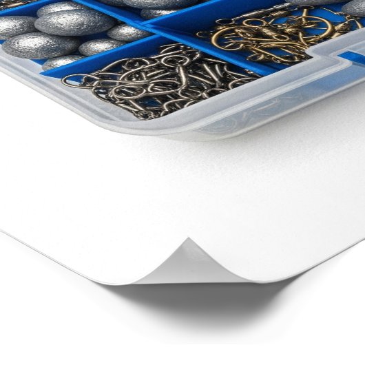 Poster Boîte à outils de pêche (Coin)