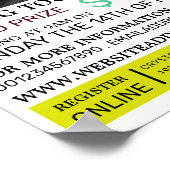 Poster Boîte à outils de pêche, tournoi de pêche (Coin)