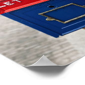 Poster Boîte aux lettres vintage (Coin)