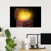 Poster Boîte aux trésors (Bureau à domicile)