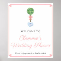 Boîte Classique de Buis Topiaire Rose Bienvenue à 