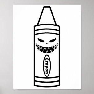 Poster Boîte Crayon Effrayant Halloween Couples Costume F