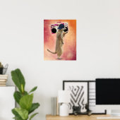 Poster Boîte de rangement Meerkat et Boom (Bureau à domicile)