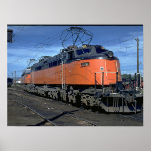 Poster Boîte de voiture Milwaukee Road, électrique #E34A_
