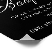 Poster Boîte photo élégante Frappez une pose | Écriture b (Coin)