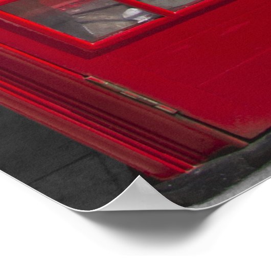 Poster Boîte téléphonique Big Ben Red (Coin)