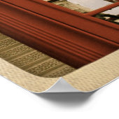 Poster Boîte téléphonique et tour de Big Ben (Coin)