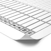 Poster Boîtier horaire (PLANNER) (Coin)