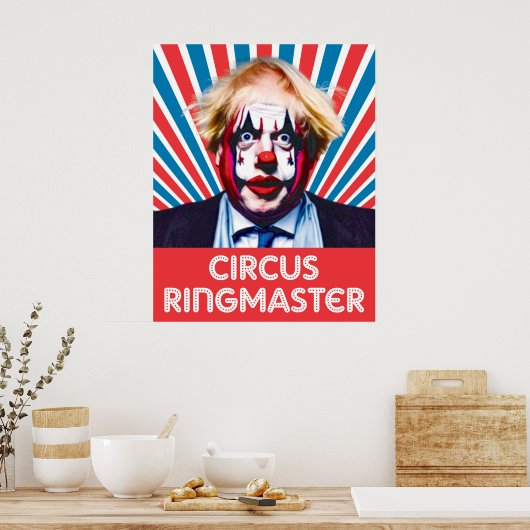 Poster Bojo le Clown Tory Circus (Cuisine)
