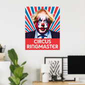 Poster Bojo le Clown Tory Circus (Bureau à domicile)