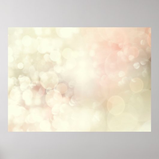 Poster Bokeh blanc arrière - plan texture (Devant)