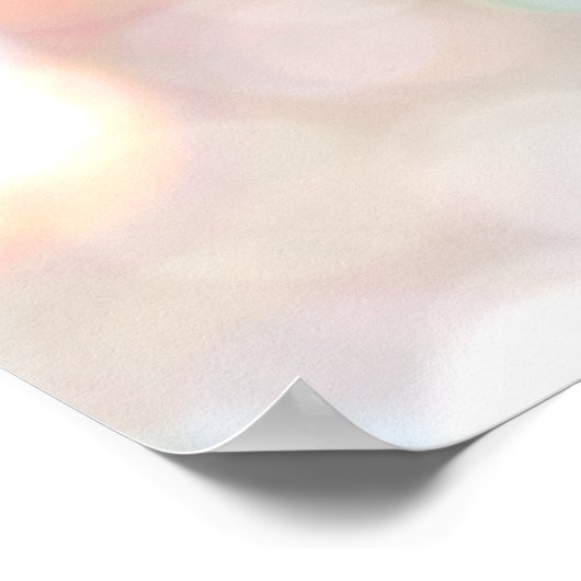 Poster Bokeh et Rose Gold Sequin Event Planner 2 (Coin)