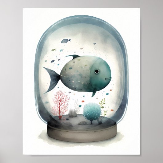 Poster Bol à poissons (Devant)