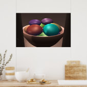 Poster Bol de couleurs (Cuisine)