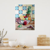 Poster Bol de fruits (Cuisine)