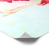 Poster Bol de l'affiche Rose (Coin)