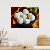 Poster Bol d'oeufs (Cuisine)