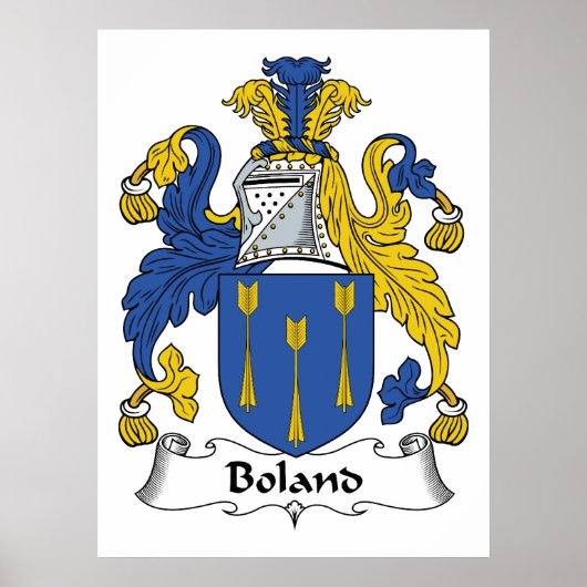 Poster Boland Family Crest (Devant)