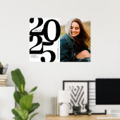 Poster Bold 2025 Photo Graduation Party (Bureau à domicile)