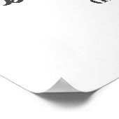 Poster Bold 80th Birthday Party Photo Welcome (Coin)