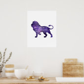 Poster Bold As A Lion - Verset Bible (Cuisine)