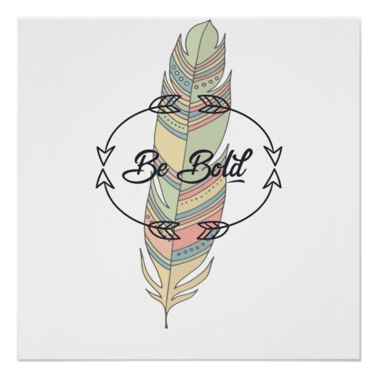 Poster Bold Boho-vetether Perfect Poster (Voorkant)
