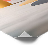 Poster Bold Colorful Geometric Abstract  (Coin)