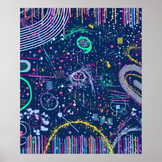 Poster Bold Explorer: Abstract Maximalism  (Devant)