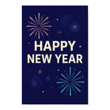 Bold Navy Gold 2026 Celebration Fireworks