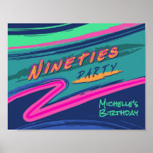 Poster Bold Nineties