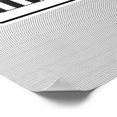 Poster Bold Yellow & Black Geometric Art Deco Design (Coin)