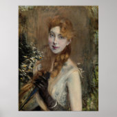 Poster Boldini - Blonde Braid 1885 (Devant)