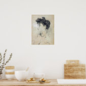 Poster Boldini - Dame au collier de perles (Cuisine)