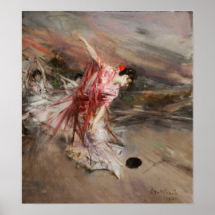 Poster Boldini - La danseuse espagnole 1900