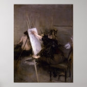 Poster Boldini - L'Artiste Ruth Sterling Dans Son Studio (Devant)