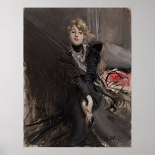 Poster Boldini - L'Attractive Jeanne Renouardt