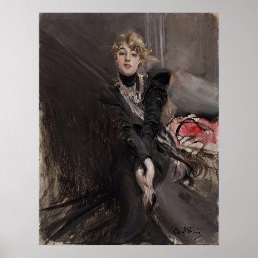 Poster Boldini - L'Attractive Jeanne Renouardt (Devant)