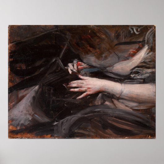 Poster Boldini - Les mains des femmes (Devant)