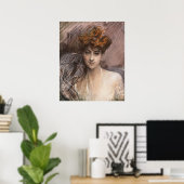 Poster Boldini - Portrait De Lucie Gerard (Bureau à domicile)