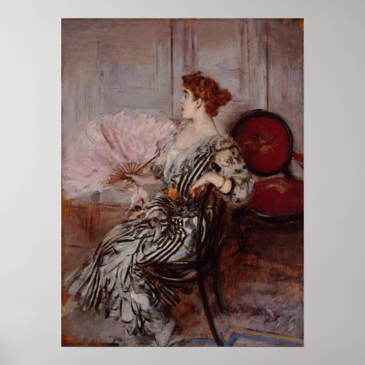 Poster Boldini - Portrait de Madame Torri Danseuse à l'Op (Devant)
