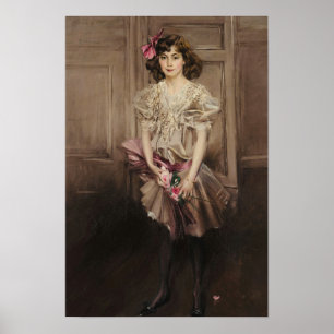 Poster Boldini - Portrait d'Helen Victoria Crocker Russ…