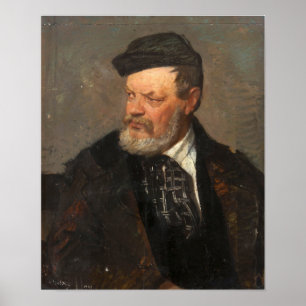 Poster Boldini - Portrait Du Père De L'Artiste Antonio...