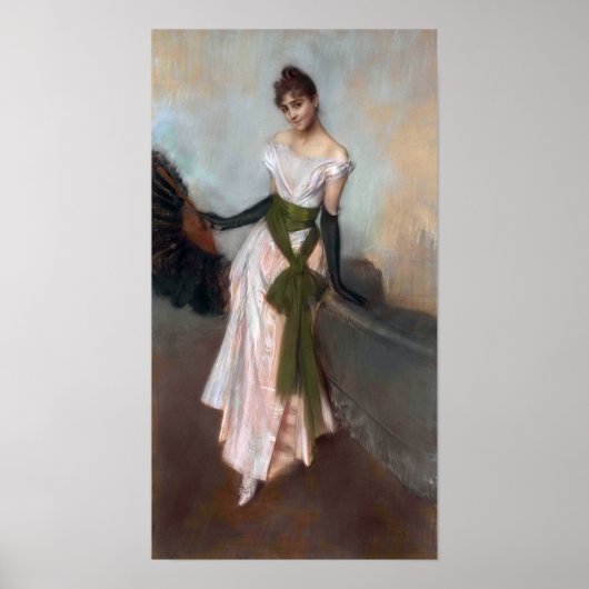 Poster Boldini - Signorina Concha De Ossa (Devant)