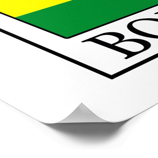 Poster Bolivie (Coin)